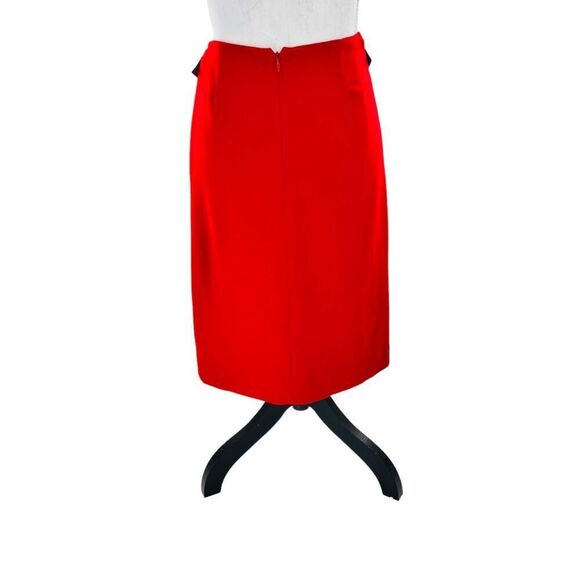 Vintage Harold’s Red ￼ Skirt ￼ Wool, And Cashmere Blend Size 2 - Picture 9 of 15
